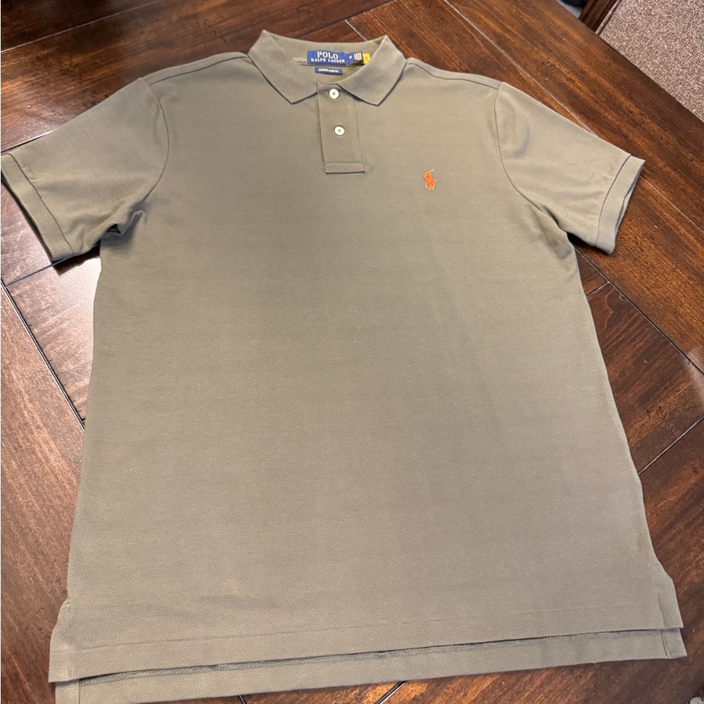 Men’s Olive Green Ralph Lauren Polo